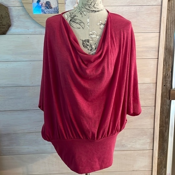 NWT Nay & Co Pink Batwing Top XL - Picture 1 of 5